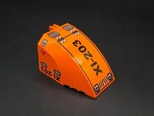 LEGO - 1x - Windshield - Windscreen - 8x6x4 - Orange - 42602pb03