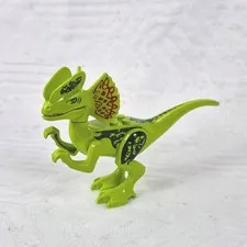 LEGO Jurassic World Dilophosaurus Ambush 75916 Green and Red Dinosaur Retired