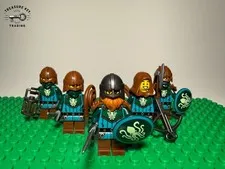 LEGO Castle Kraken Knight Lot of 5 - Genuine NEW Minifigures from Set 21358