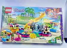 Lego Friends Andrea’s Pool Party Building Block Set #41374 Retired Complete