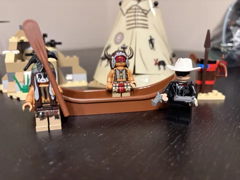 2013 Retired Lego Lone Ranger (79107) Comanche Camp Set Complete!