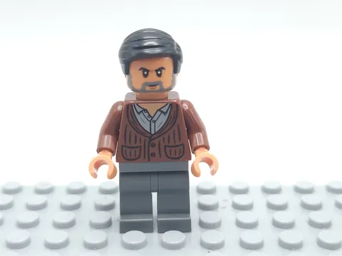 New LEGO Jurassic World Dr Henry Wu Scientist Minifigure Cardigan