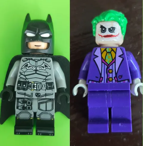 "LEGO The Joker Minifigure, Batman 2015 from 76035 Jokerland sh206 