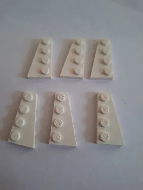 No 390.  3x Lego Wing Plate 41769 & 41770 White
