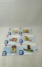Lot Of 6 Pcs Assorted Lego Bluey Large Print Mixed Instruction Manuals Age 3+