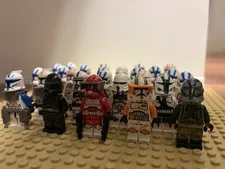 Lego clone trooper lot rex, cody, gree, fox, crosshair 501st, 212th, and 187th