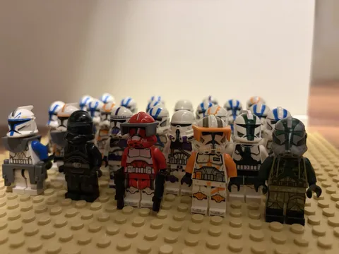 Lego clone trooper lot rex, cody, gree, fox, crosshair 501st, 212th, and 187th