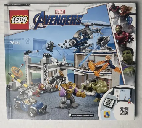 Lego 76131 Instruction Manual Book Booklet ONLY Marvel Avengers