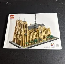 Lego Architecture 21061 Notre-Dame Cathedral Instructions Manual Only