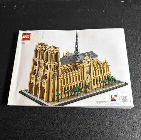 Lego Architecture 21061 Notre-Dame Cathedral Instructions Manual Only