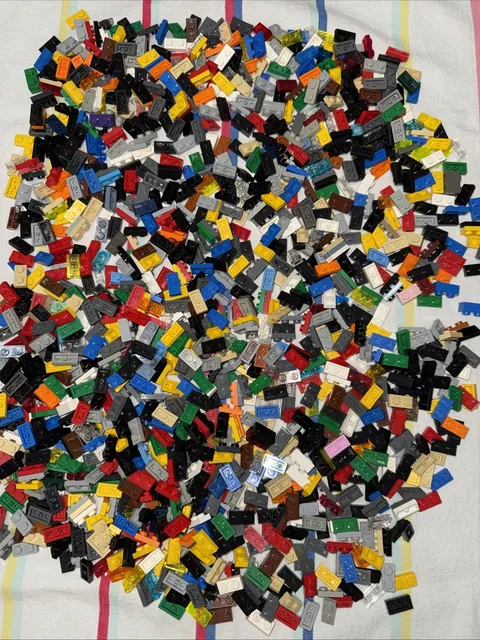 Lego 1x2 2 Studded Plates Lot
