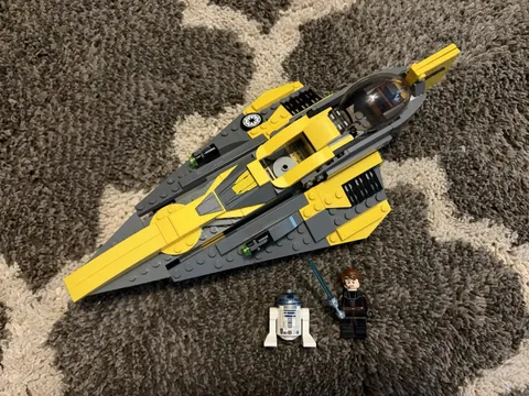 Lego Star Wars Set 75214 Anakins Jedi Star fighter Complete
