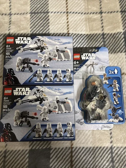 Star Wars Lego Snow Trooper Battle Pack And Rebels Lot Of 3