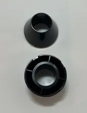Lego 4742 Cone 4x4x2 Hollow No Studs black x1