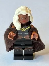 LEGO Storm Minifigure Black Outfit w/ White Hair & Cape