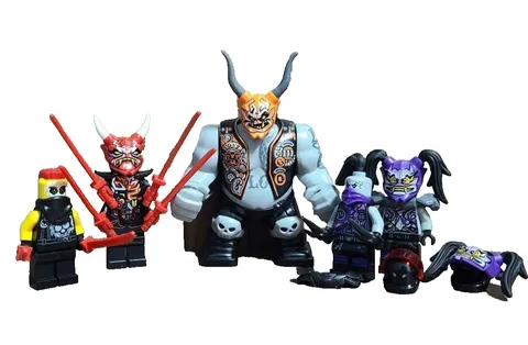 LEGO Minifigure Ninjago Lot Set Killow Mr E Ultra Violet Bulk Sale