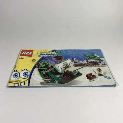 LEGO INSTRUCTIONS 3817 SpongeBob SquarePants The Flying Dutchman Booklet Manual