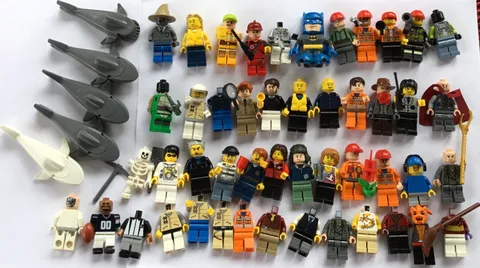 Lego Large Lot 50+ Minifigures With Accessories Mixed Some Incomplete