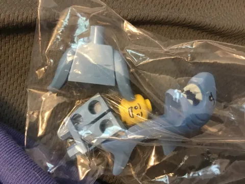 Lego CMF Series 15 Shark Suit Guy Minifigure Brand New Unassembled
