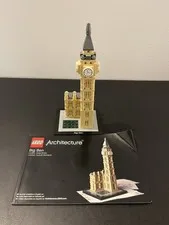 LEGO Architecture Big Ben 21013 Complete w/ Instructions Retired Set