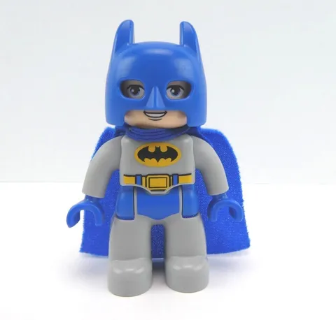 Lego Duplo DC Superheroes Batman Figure with Blue Mask and Cape