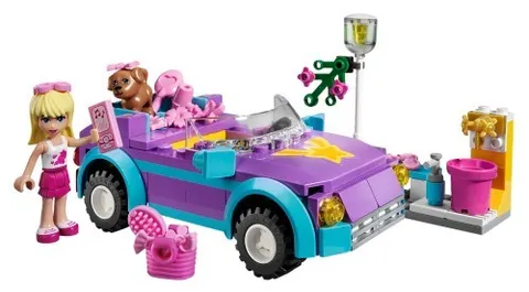 LEGO FRIENDS: Stephanie's Cool Convertible (3183) 95% Complete