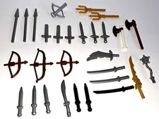 LEGO Castle / Lord of the Rings Weapons Bundle Knights Orc Battle Pack Genuine LEGO