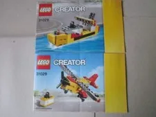 LEGO Creator Building Instructions Instruction 31029 Two Pieces Airplane Ship