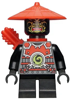 LEGO® Minifigure NINJAGO njo0072 Stone Army Scout Yellow Face Red Quiver