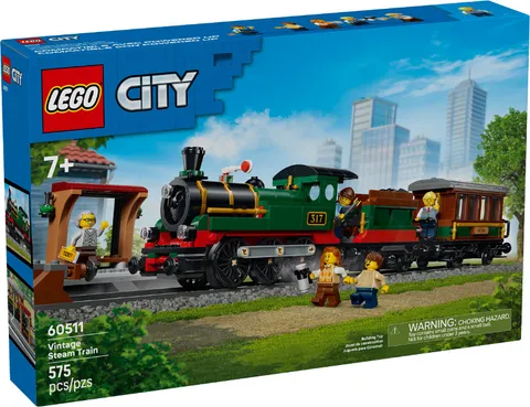 Lego City 60511 - Vintage Steam Train NEW - FREE SHIPPING