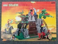 LEGO Instruction Manual ONLY 6076 Dark Dragons Den Castle Knight