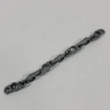 LEGO Bionicle FLAT SILVER Chain Link Section 7 Links Lot Part 53551