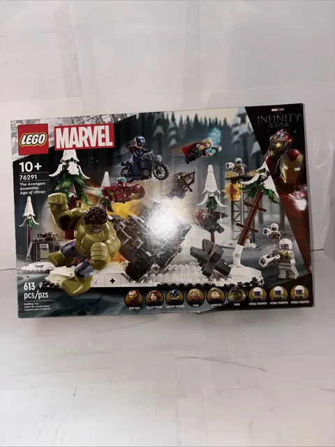 LEGO: The  Avengers Assemble Age of Ultron 76291 Sealed, Complete, Damaged Box.