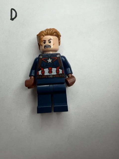 Genuine Lego Captain America Minifigure Super Heroes from 76047 -sh264