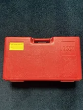 Lego Storage Carry Case Container Approximately 16”x 10” Vintage 80’s Red