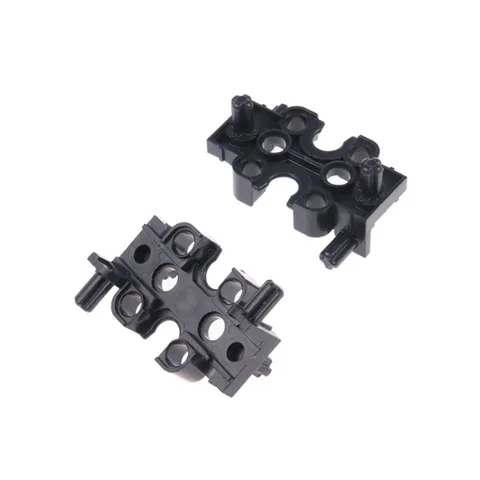 2x LEGO Technic Gear Holder Half Black Rectangular 4119353 32167