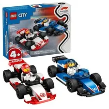 LEGO City F1 Williams Racing & Haas Race Car Toys - Multicolor