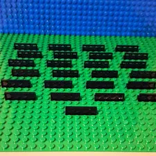 LEGO 1x4x1 Lattice Fence. In Black. Lot Of 25. Great Condition 