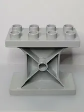 Lego Duplo 4537 Gray Support Brick Part Replacement Piece
