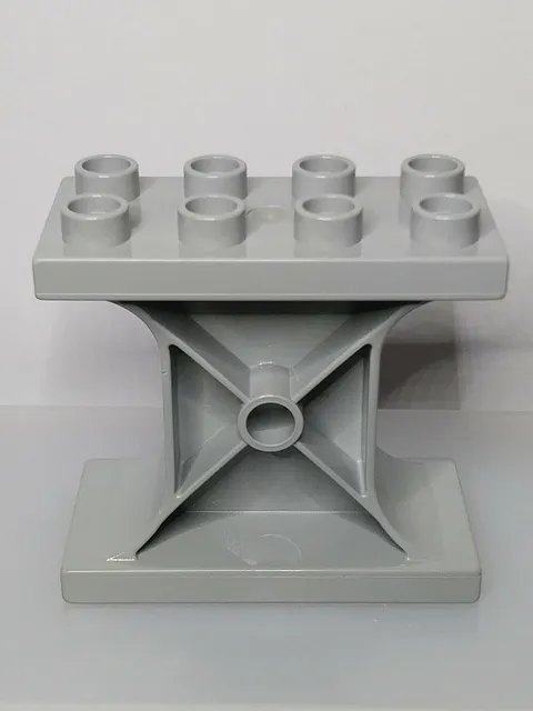 Lego Duplo 4537 Gray Support Brick Part Replacement Piece