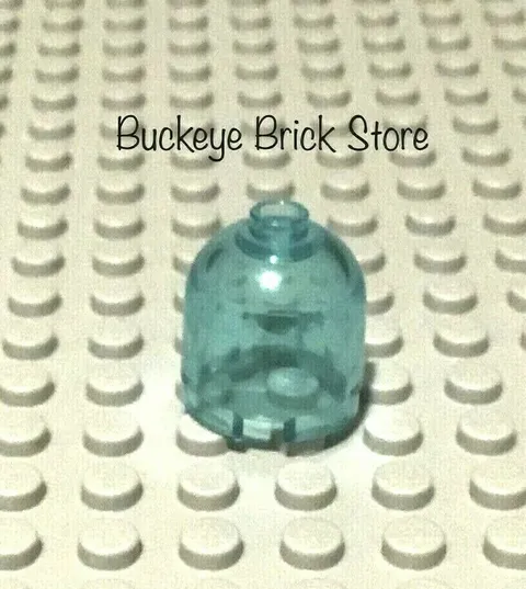 LEGO Trans Light Blue Dome Brick 2x2x2 2/3 