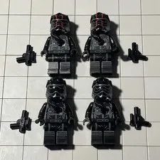 Lego Star Wars First Order Tie Pilot Minifigure (Red Stripes) 75179 sw0860 F5 67