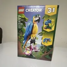 LEGO Creator Exotic Parrot 31136 3-in-1 Set 253 pcs Ages 7+ (2023)