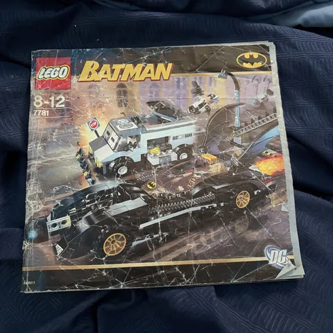Lego Batmobile & Two-Face Armored Truck #7781 Instructions Book ONLY