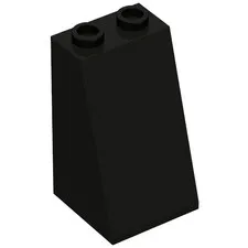 10x LEGO® Part 3684a - Slope 75 2 x 2 x 3 - Hollow Studs