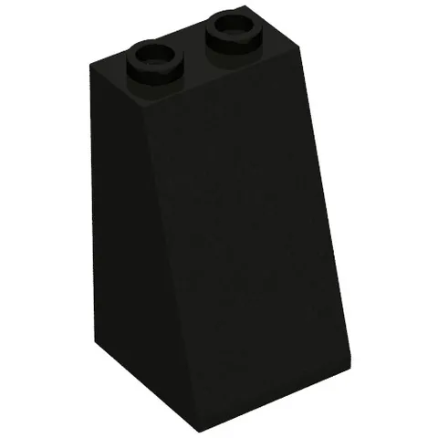 10x LEGO® Part 3684a - Slope 75 2 x 2 x 3 - Hollow Studs