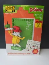 Dr Seuss Brick Craft Customizable Book Building Set ~ 107 pieces New Sealed