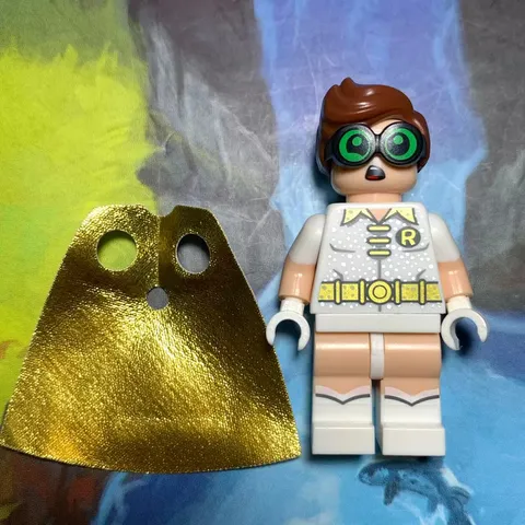LEGO DC Disco Robin Minifigure sh444 Super Heroes Set 70922 Fast Shipping！