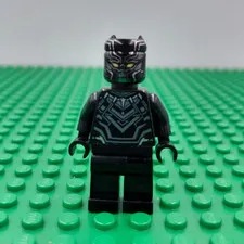 LEGO Super Heroes Black Panther (sh0263) Minifigure from Set 76047 Retired