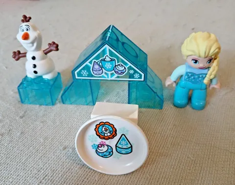 Lego Duplo Disney Frozen Elsa & Olaf Mini Figures + Accessory Bricks from 10920